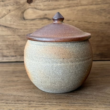 川尻製陶所　塩壷M 丸形 シM丸C