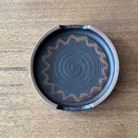 工房コキュ　4.5寸台皿 C10E (直径約14.5cm)