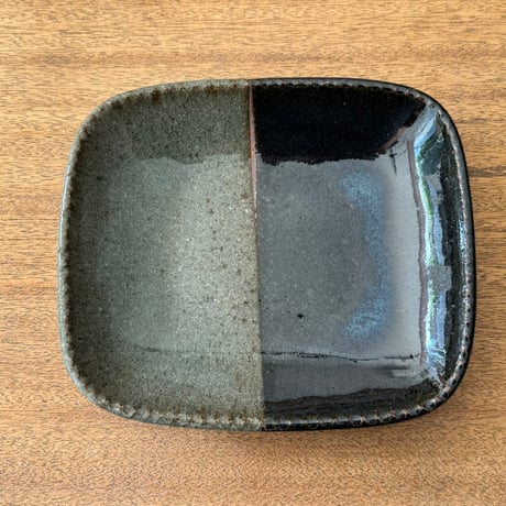 フジタ工作室　 スクエア皿 フ10D （約19.5×17cm)