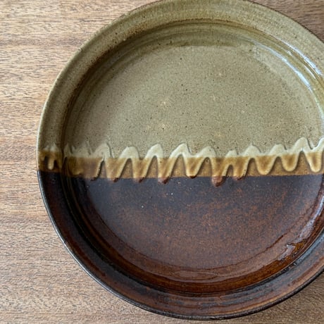 えのきだ窯 榎田智　７寸皿  エ15B (直径約20.5cm)