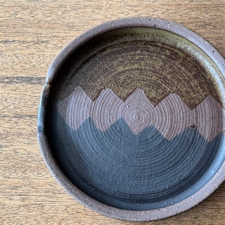 工房コキュ　4.5寸台皿 C10C (直径約14.5cm)