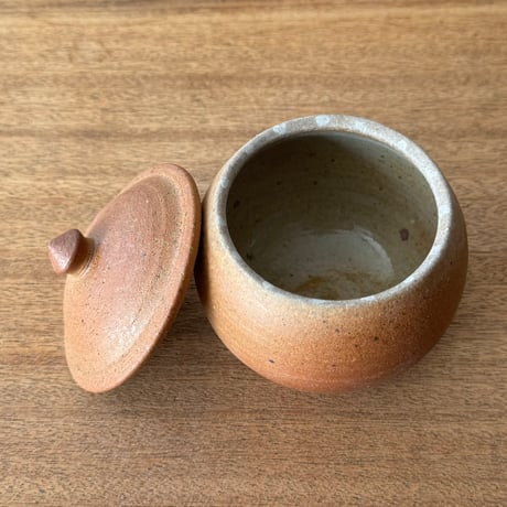 川尻製陶所　砂糖壷M 丸形 サM丸C