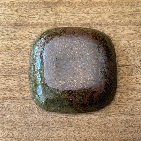 フジタ工作室　 四角皿 フ12A (約14.5×14.5cm)