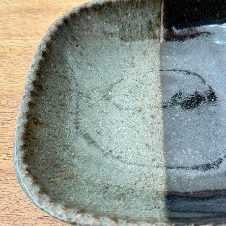 フジタ工作室　 四角皿 フ12G (約14×14cm)