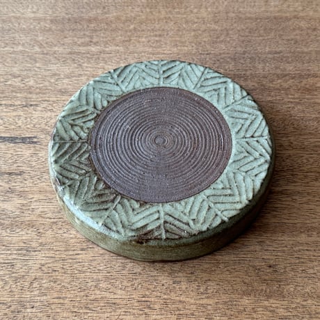 工房コキュ　4.5寸台皿 C10A (直径約14.5cm)