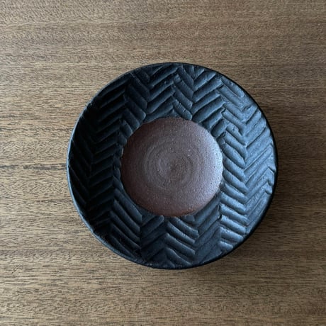工房コキュ　５寸平皿 C5C (直径約15cm)