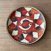 紀窯　中川紀夫　チブサン皿 K1A (直径約20.5cm)
