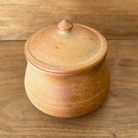 川尻製陶所　塩壷M 下膨れ シM下J