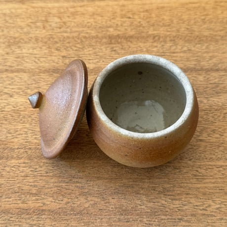 川尻製陶所　砂糖壷S 丸形 サS丸C