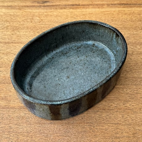 フジタ工作室　 楕円鉢 フ9B （約18×13cm)