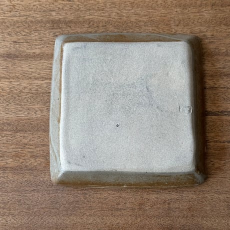 えのきだ窯 榎田智　角皿小 エ6B (約17.5×17.5cm)