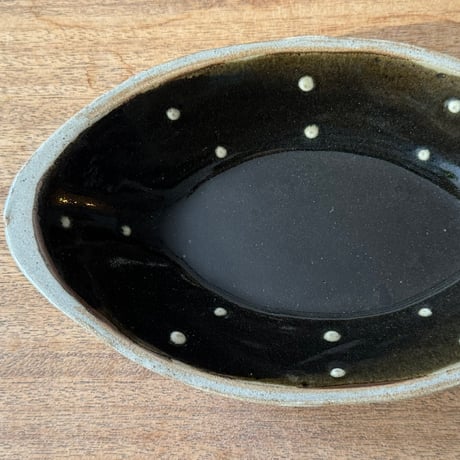 えのきだ窯 榎田智　カレー皿 エ9A (約27.5×16cm)