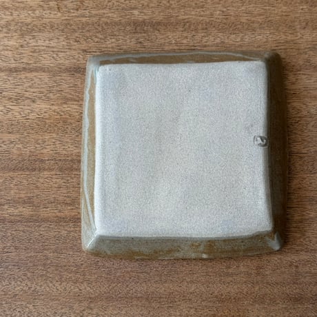 えのきだ窯 榎田智　角皿小 エ6A (約17.5×17.5cm)