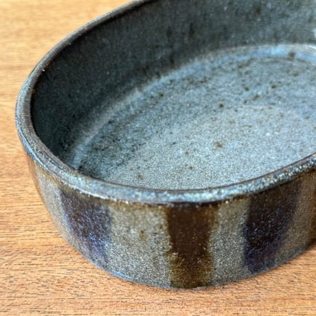 フジタ工作室　 楕円鉢 フ9B （約18×13cm)