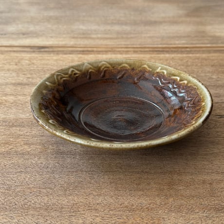 えのきだ窯 榎田智　取り皿 エ7E (直径約16cm)
