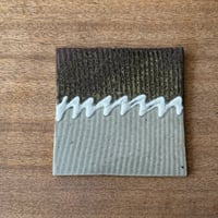 えのきだ窯 榎田智　スクエアプレート エ20C (約14.5×14.5cm)