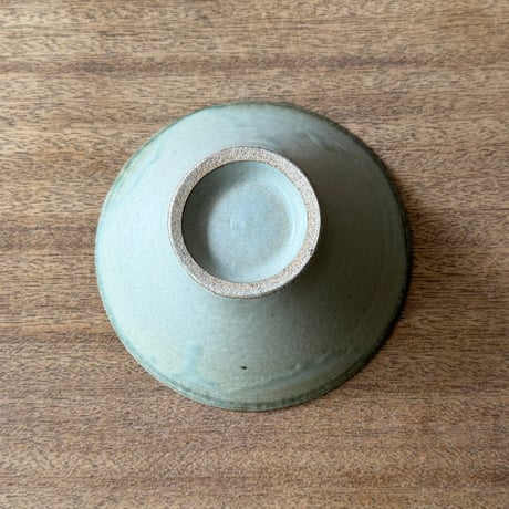 村澤陶苑 村澤享　青銅釉小鉢 ム12A (直径約15cm)