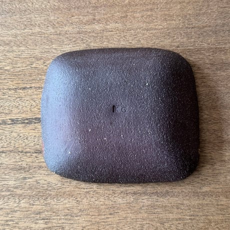 紀窯　中川紀夫　長方鉢 K6B (約14×12cm)