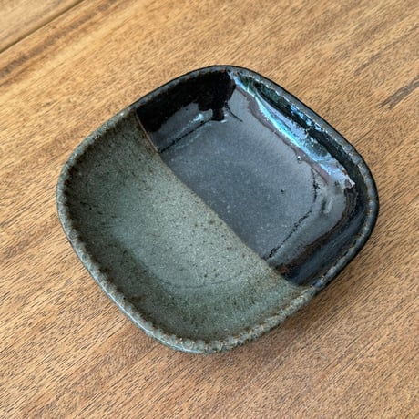 フジタ工作室　 四角皿 フ12G (約14×14cm)