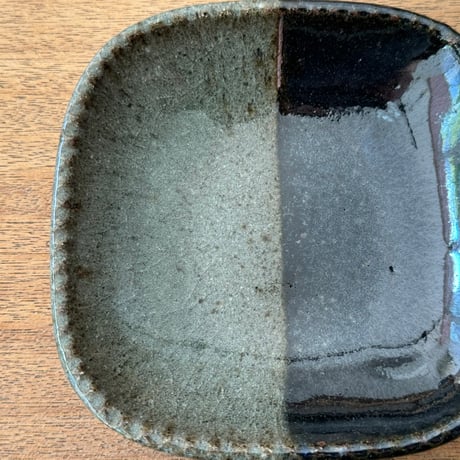 フジタ工作室　 四角皿 フ12G (約14×14cm)