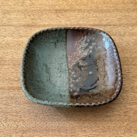 フジタ工作室　 四角皿 フ12F (約14×14cm)
