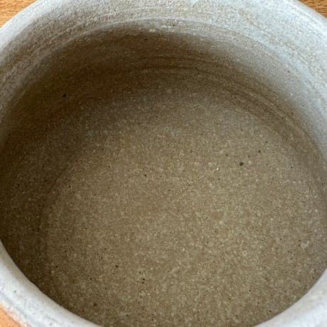 川尻製陶所　塩壷M 下膨れ シM下J