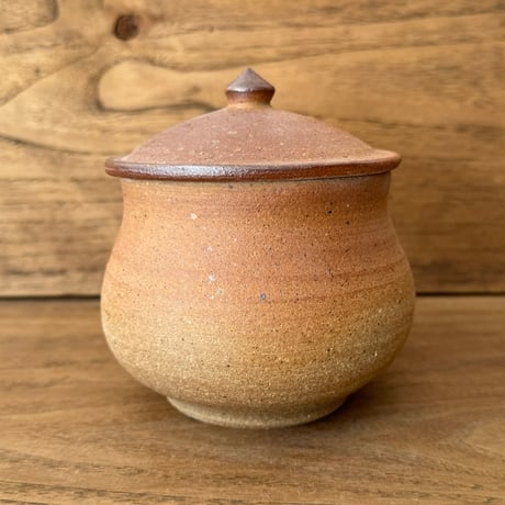 川尻製陶所　塩壷M 下膨れ シM下H