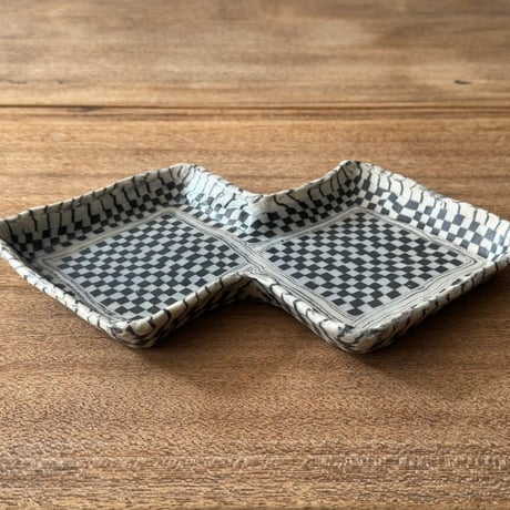 Nerikomico ２連皿 N14A（約27.5×17cm)