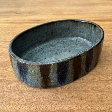 フジタ工作室　 楕円鉢 フ9B （約18×13cm)