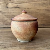 川尻製陶所　塩壷S 上膨れ シS上G