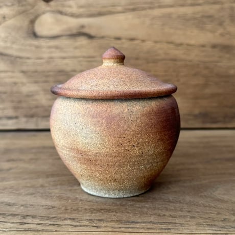 川尻製陶所　塩壷S 上膨れ シS上G