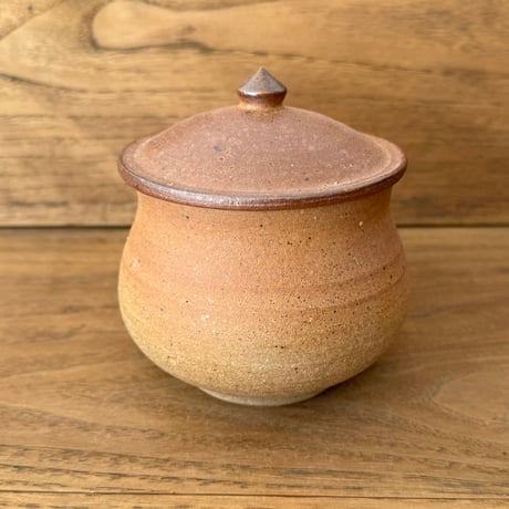 川尻製陶所　塩壷M 下膨れ シM下H