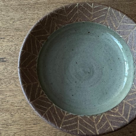 工房コキュ　５寸皿 C3A (直径約15cm）