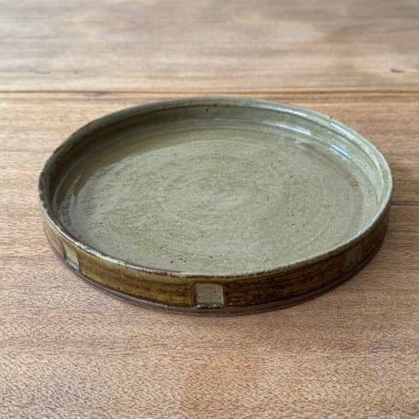 セレン のあ　ハンバーグ皿 セ4B（直径約22cｍ）