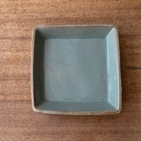 えのきだ窯 榎田智　角皿小 エ6A (約17.5×17.5cm)