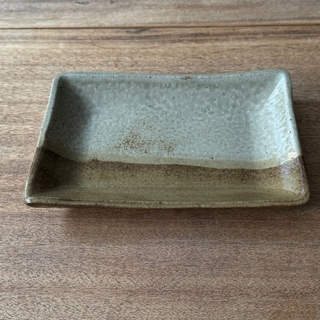 えのきだ窯 榎田智　長方皿 エ5A (約21.5×15cm)