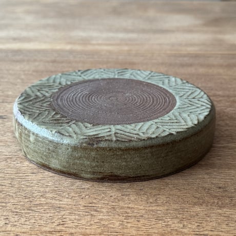 工房コキュ　4.5寸台皿 C10A (直径約14.5cm)