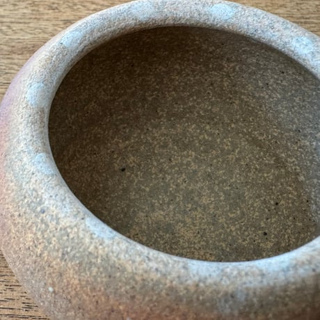 川尻製陶所　塩壷S 上膨れ シS上G
