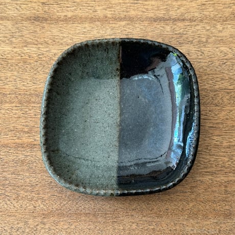 フジタ工作室　 四角皿 フ12H (約14×14cm)