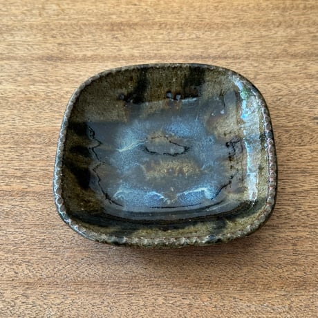フジタ工作室　 四角皿 フ12A (約14.5×14.5cm)