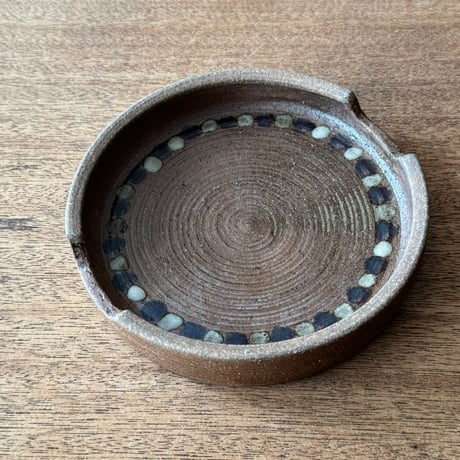 工房コキュ　4.5寸台皿 C10B (直径約14.5cm)