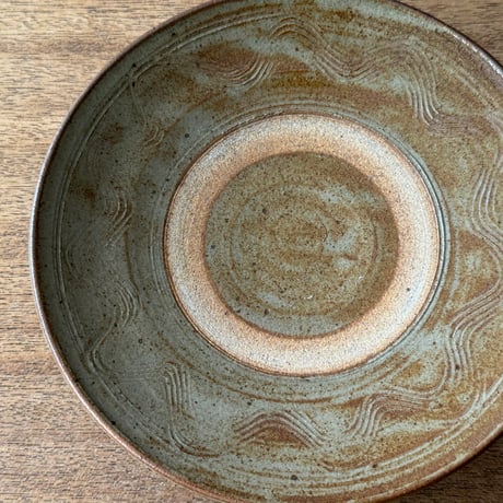 川尻製陶所　6寸皿 K6A (直径約18.5cm)