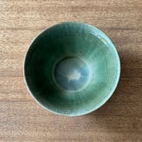 村澤陶苑 村澤享　青銅釉小鉢 ム12A (直径約15cm)