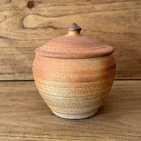 川尻製陶所　塩壷M 上膨れ シM上E