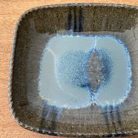 フジタ工作室　 スクエア皿 フ10B (約19.5×17cm)