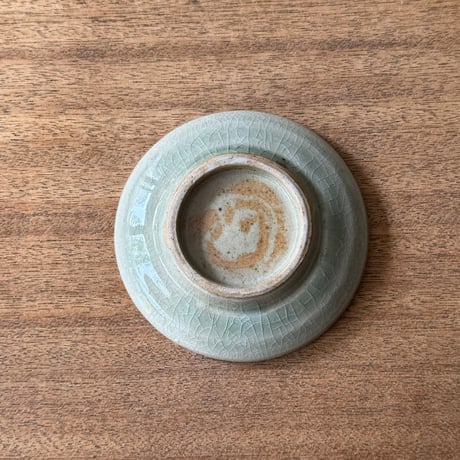 中嶋窯　半磁器しのぎ小皿 ナ7A (直径約12cm)