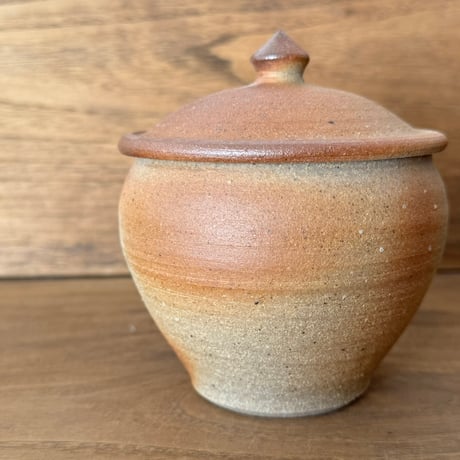 川尻製陶所　砂糖壷M 上膨れ サM上E