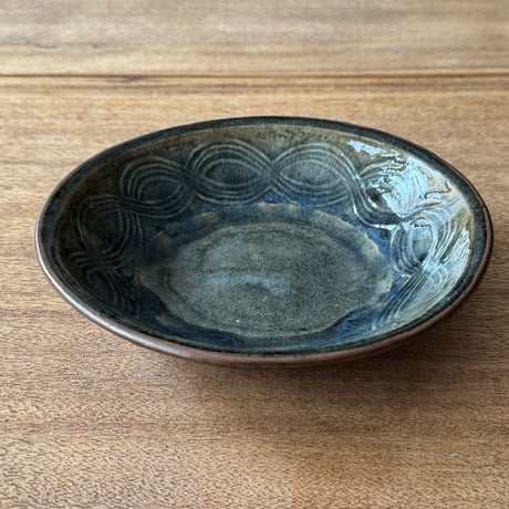 中嶋窯　6寸押紋丸鉢 ナ19A (直径約18cm)