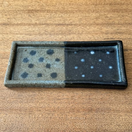 フジタ工作室　 板皿 フ8C （約21.5×9.5cm)