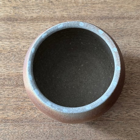 川尻製陶所　塩壷M 丸形 シM丸D
